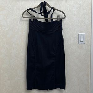 Emphasis high waisted skirt with overall straps size 6
